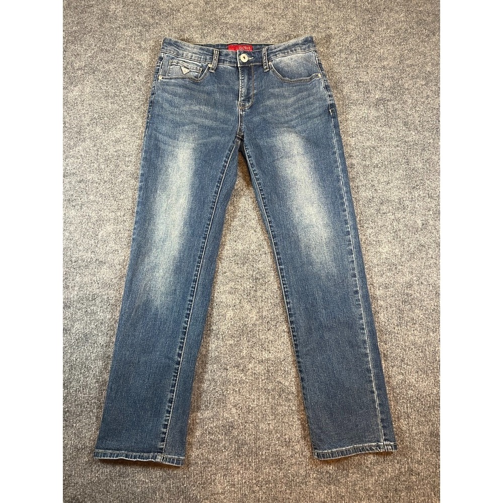 Guess Denim Jeans Lincoln Slim Straight 30x30 Blue Stretch‎